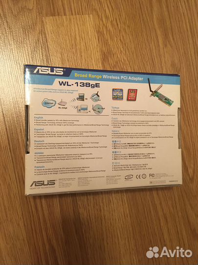 Беспроводной адаптер Wi-Fi адаптер asus WL-138gE