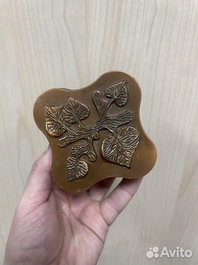 Шкатулка эбонитовая СССР из коллекции