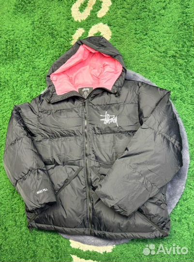 Пуховик Stussy micro ripstop (цена реальная )