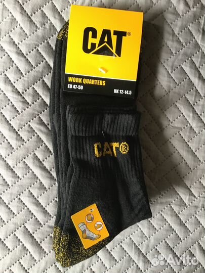 Носки для спорта и отдыха Cat Work Quarters 47-50
