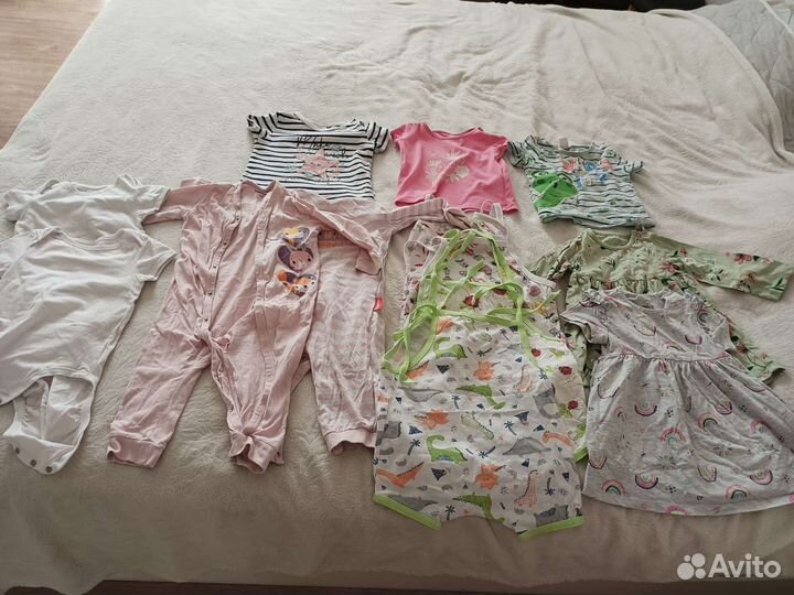 Пакет вещей девочка 74-80