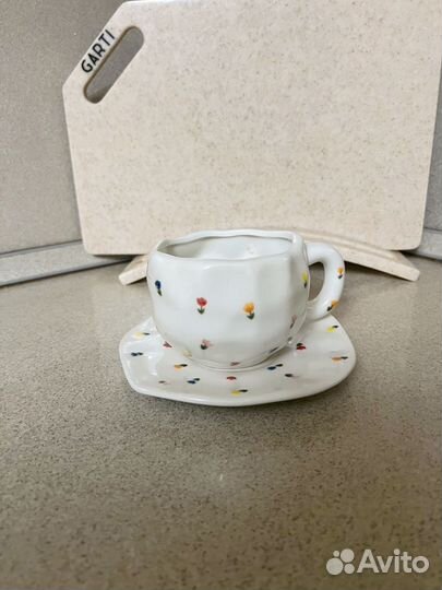 Чашка с блюдцем