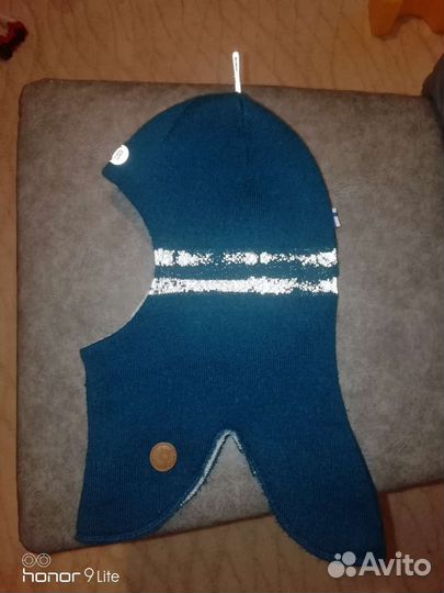 Зимняя шапка шлем для мальчика 50