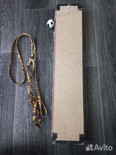 Когтеточка и шлейка поводок