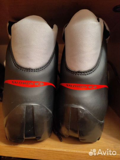 Лыжные ботинки беговые salomon 41,5- 42