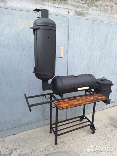 Мангал коптильня смокер