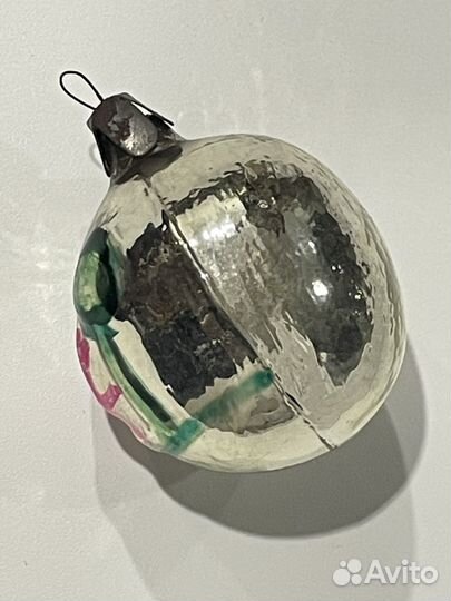 Шар рельефный Лиса у елки