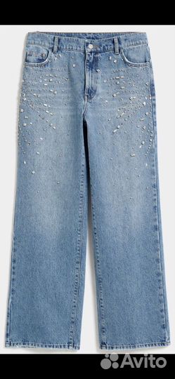 Джинсы lime со стразами