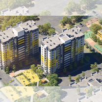 3-к. квартира, 60,8 м², 1/12 эт.