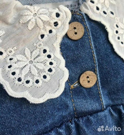 Платье джинсовое Zara / Рубашка Zara / Юбка Zara