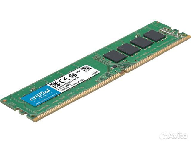 Оперативная память ddr4 Crucial 16GB 2400мгц
