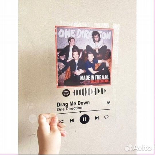 Трек пластинка с музыкой 3мм