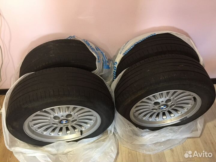 Диски и резина на Е-39, комплект