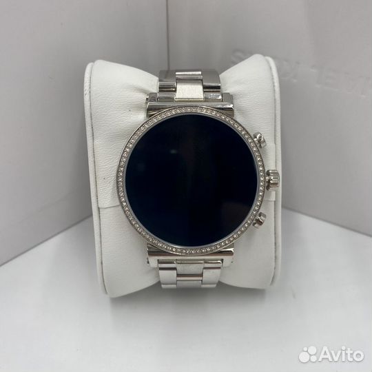 Смарт часы Michael Kors DW7M2 Серебро со стразами