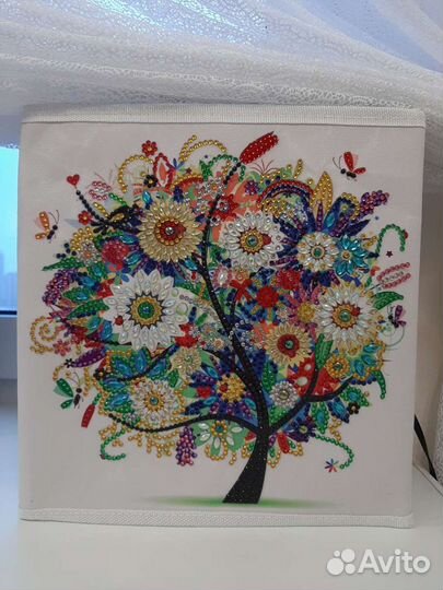 Коробка для хранения-Осень-алмазная мозаика