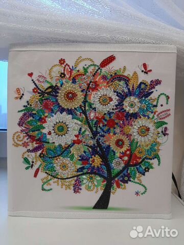 Коробка для хранения-Осень-алмазная мозаика