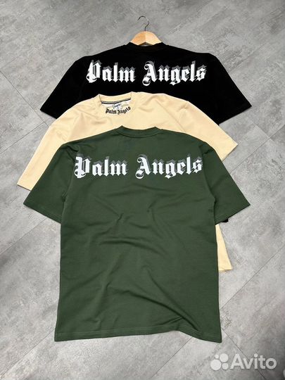 Футболка с горлом Palm Angels