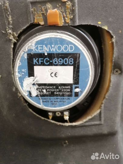Автомобильные колонки kenwood