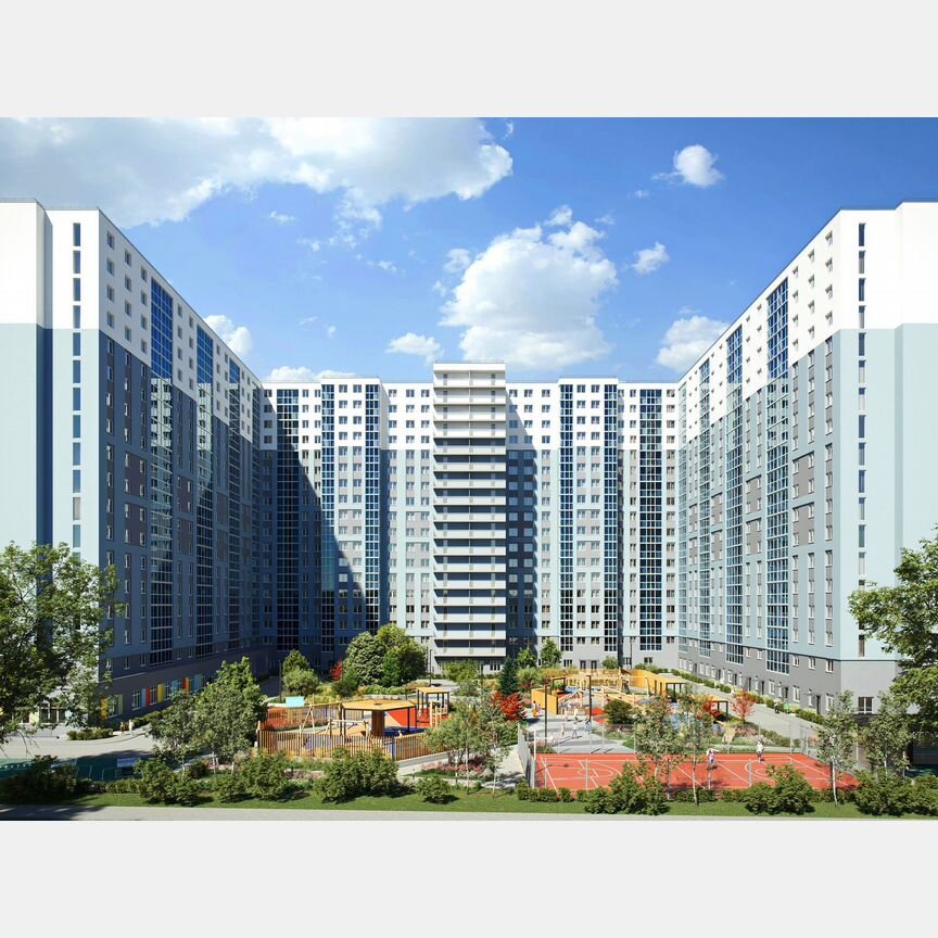 2-к. квартира, 65,2 м², 8/19 эт.