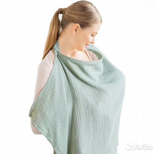 Муслиновый фартук для кормления