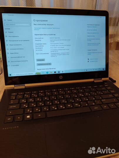 Ноутбук HP pavilion x360 convertible