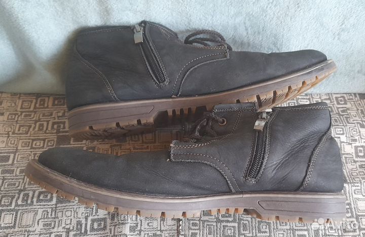 Ботинки мужские зимние 41 размер нубук