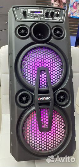 Колонка портативная Kimiso Disco +Караоке микрафон