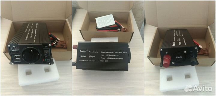 Инвертор 1500 вт Чистый синус 12-220 V