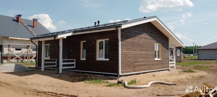 Каркасный дом 78 м2