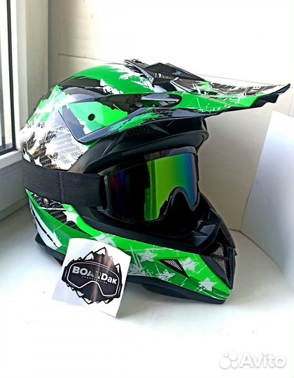 Мото очки новые,мото шлем кроссовый,мотошлем новый