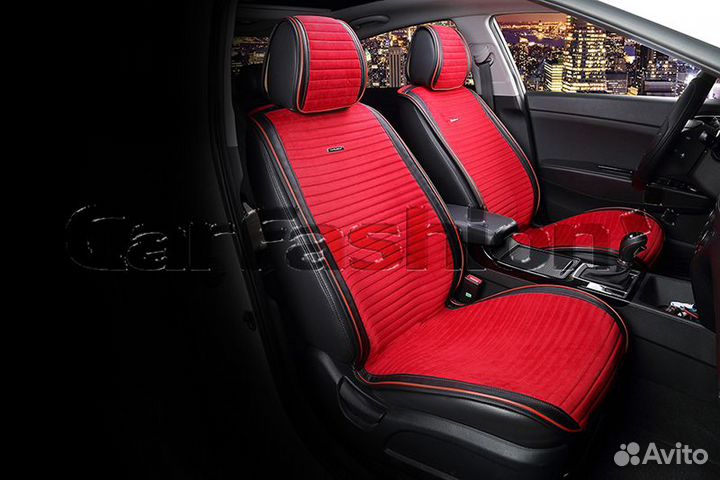 Накидки CarFashion Premium monaco красные