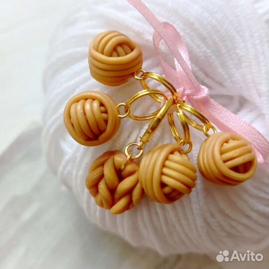 Маркеры для вязания клубочки