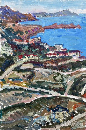 Картина маслом морской пейзаж