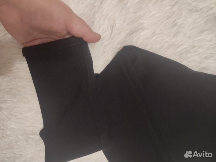 Лосины утепленные рубчик 140-152