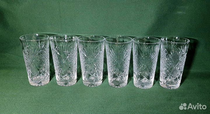 Стаканы хрустальные. СССР