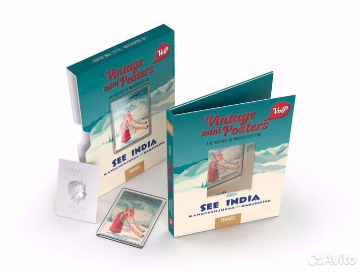 Ниуэ 2015, 1 доллар, серебро. Минипостеры See Indi