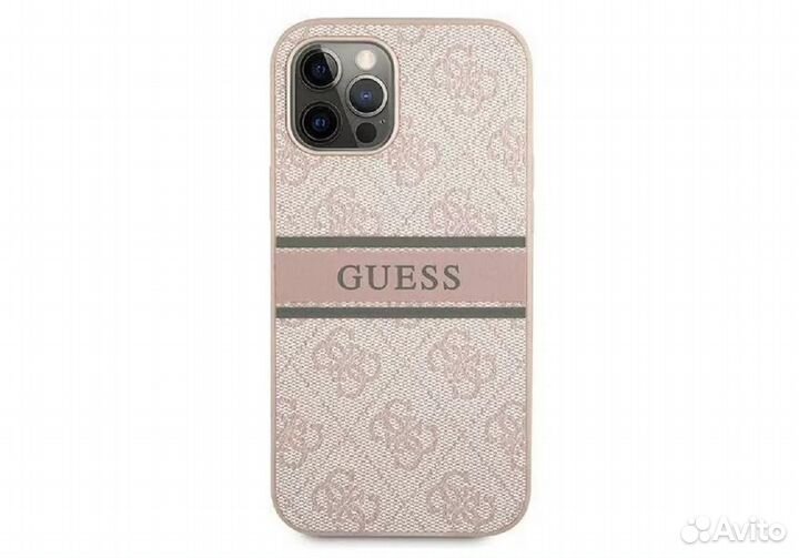 Защитный чехол Guess для iPhone 13 Pro / Розовый