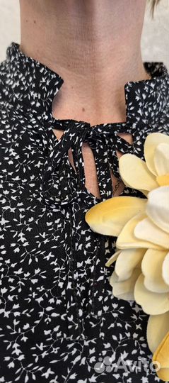 Платье в мелкий цветочек 44-46 р