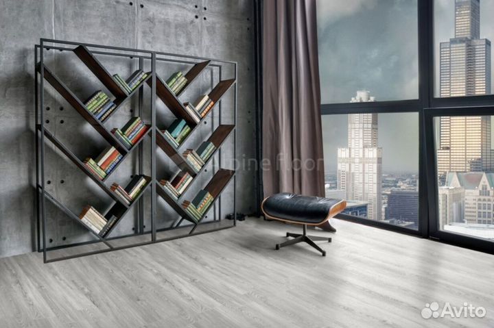 Spc Плитка Alpine floor Sequoia Секвойя Снежная ес