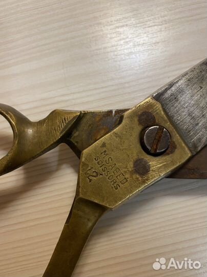 Старинные ножницы большого размера