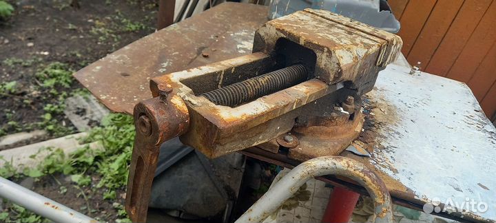 Тиски станочные бу