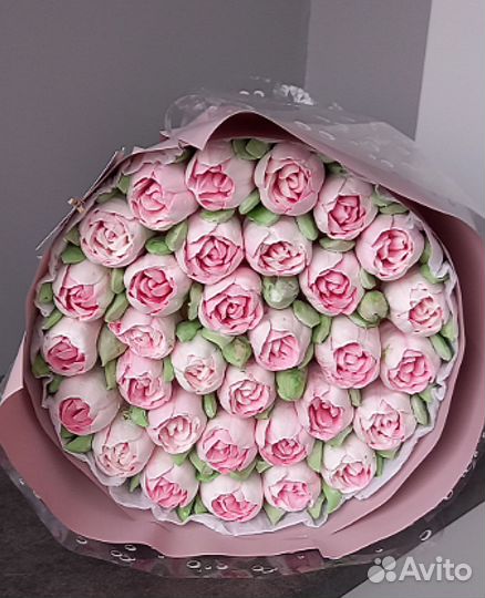 Букеты из зефира