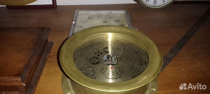 Барометр, часы корабельные. Германия
