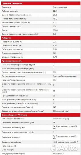 Аренда коленчатых,телескопических подъемников