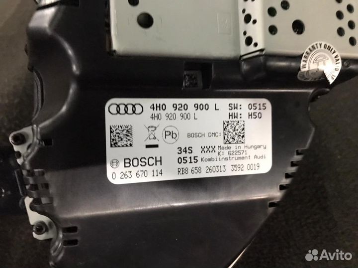 4H0920900L Приборная панель Audi A8 D4