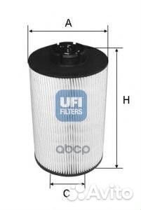 Фильтр топливный 2603900 UFI