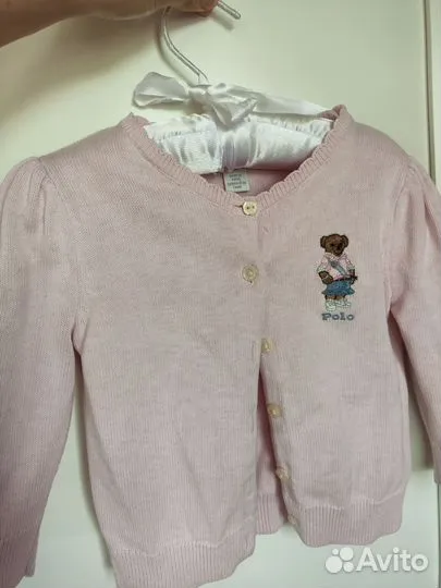 Кофта кардиган Polo Ralph Lauren Bear 18м