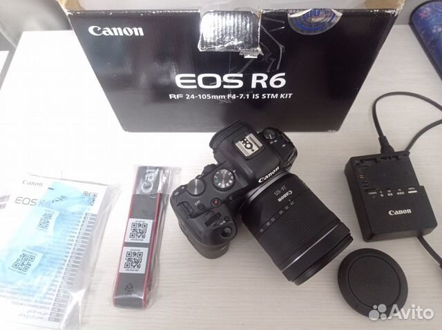 Canon eos r6 kit + объектив 24-105 объявление продам