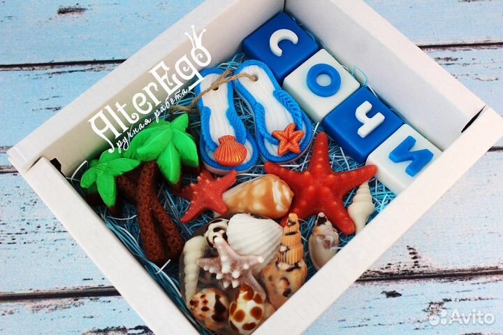 Коробки для мыла, десертов, подарков картон крафт