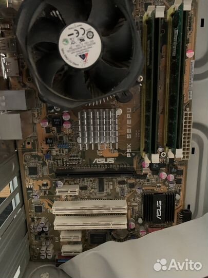 Материнская плата Asus p5k se/epu с core2duo e7300
